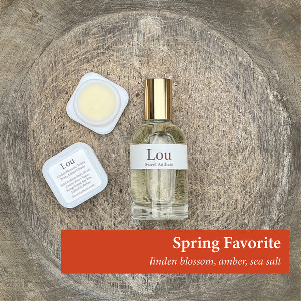 Lou - linden blossom, earthy amber & tonka bean...