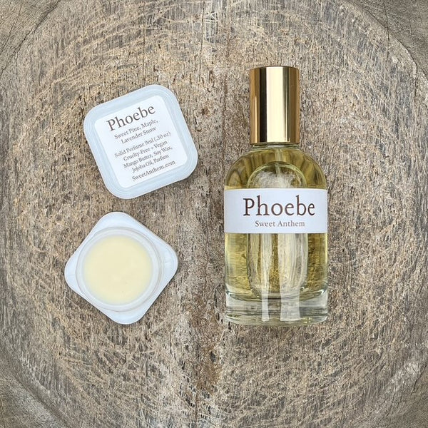 Phoebe - lavender, snow, & sweet pine