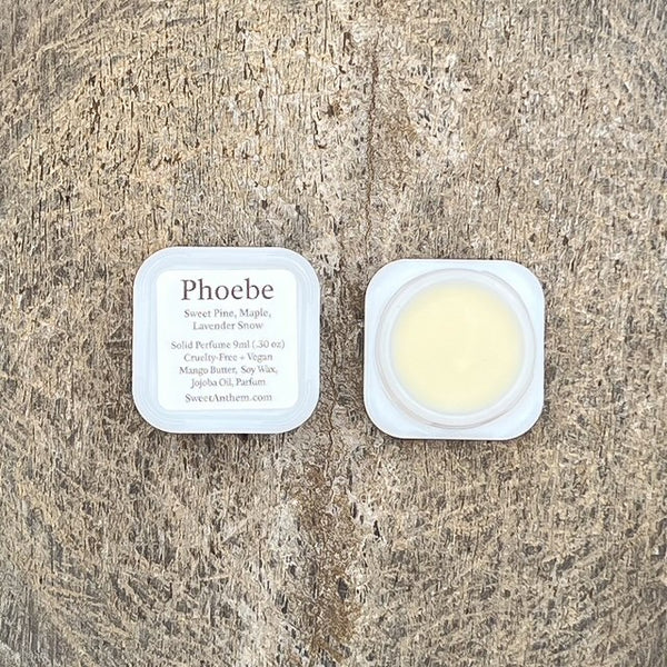 Phoebe - lavender, snow, & sweet pine